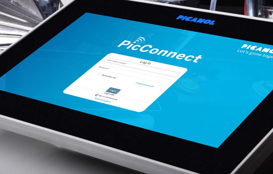 PicConnect on machine display